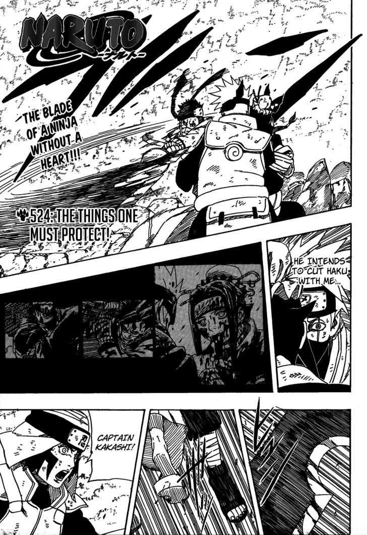 Naruto - Vol.55 Chapter 524 : The Things One Must Protect