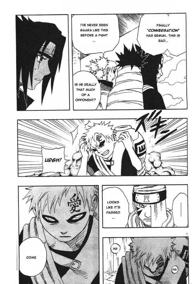 Naruto - Vol.13 Chapter 111 : Sasuke Vs. Gaara