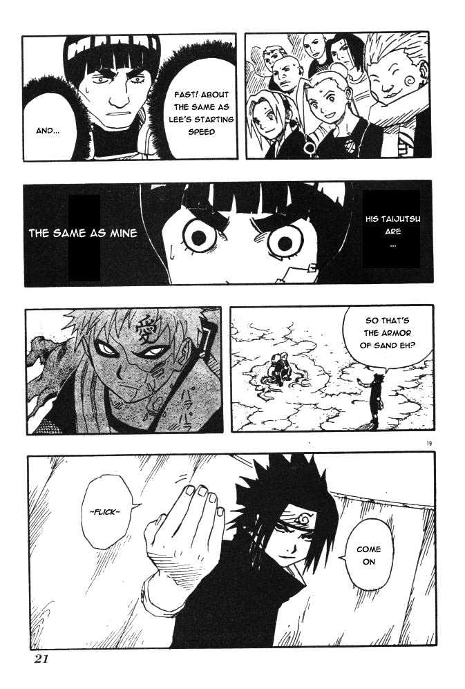 Naruto - Vol.13 Chapter 111 : Sasuke Vs. Gaara