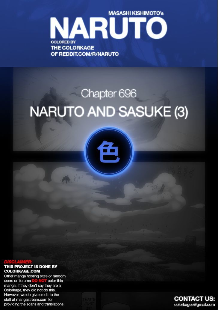 Naruto - Vol.72 Chapter 696.1 : Naruto And Sasuke (3)