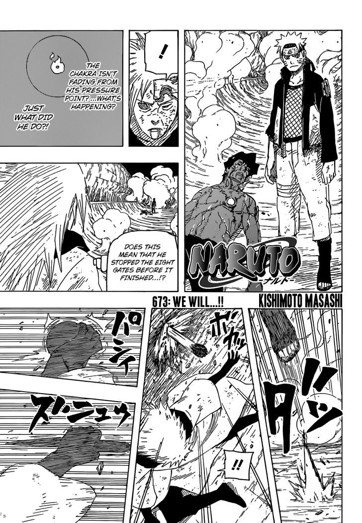 Naruto - Vol.70 Chapter 673 : We Will...!!