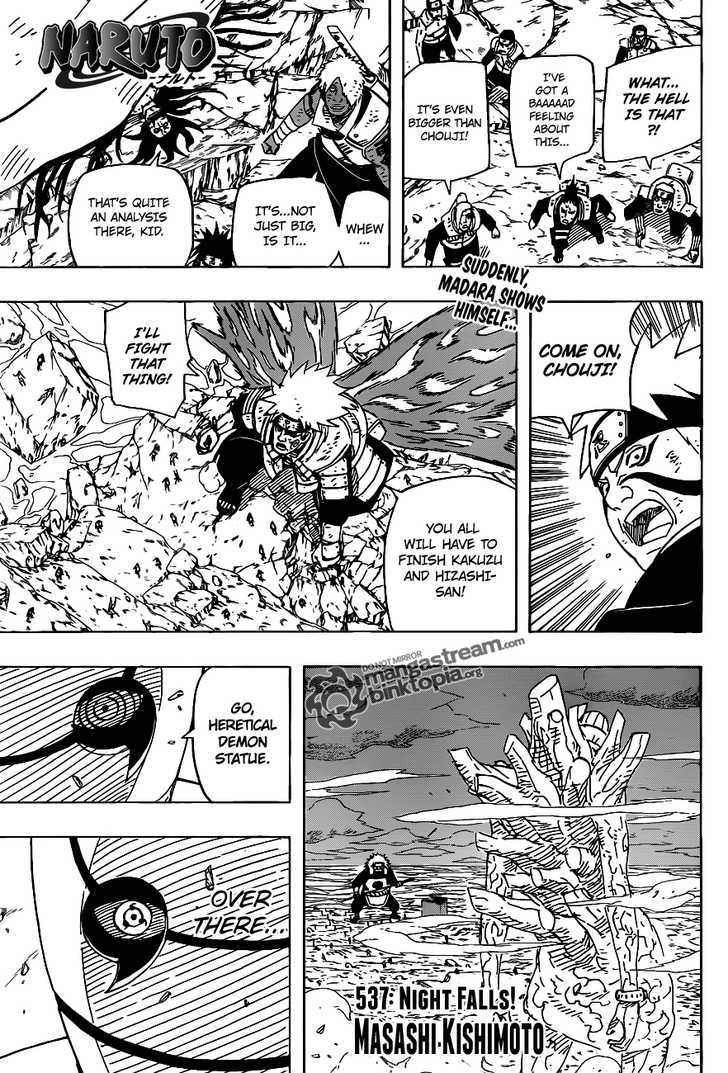 Naruto - Vol.57 Chapter 537 : Night Falls!