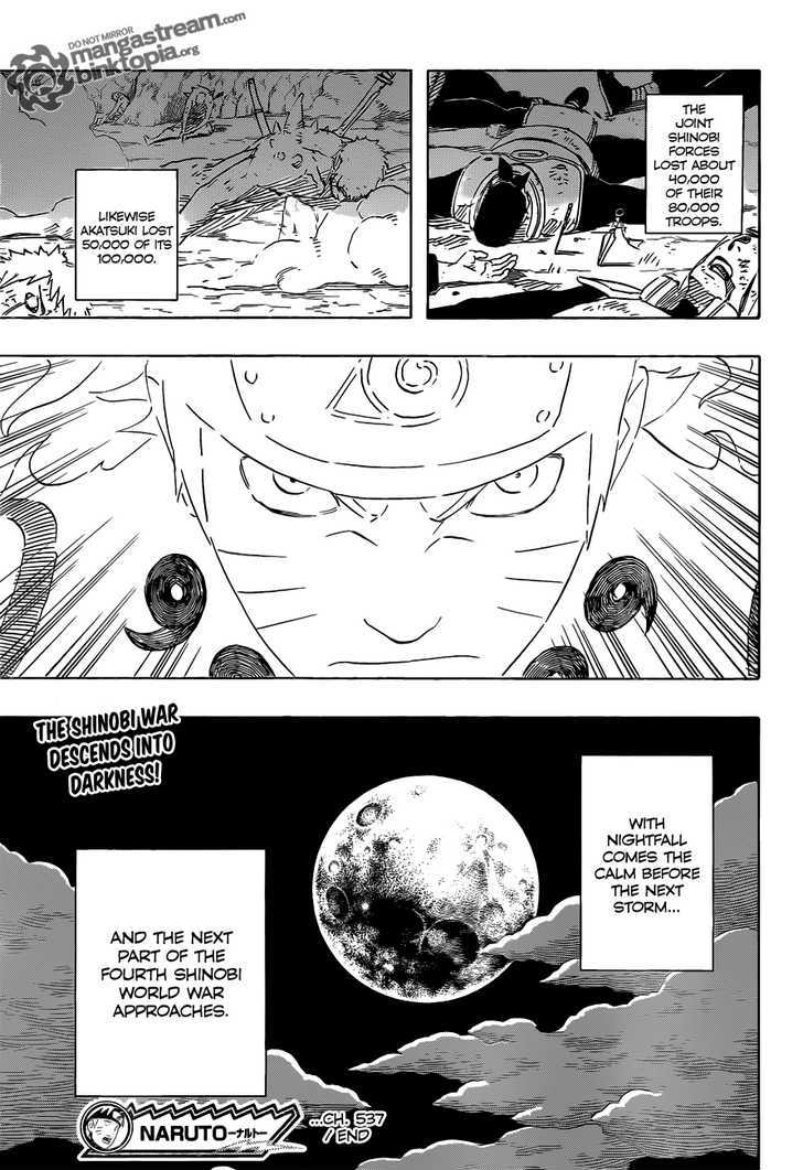 Naruto - Vol.57 Chapter 537 : Night Falls!