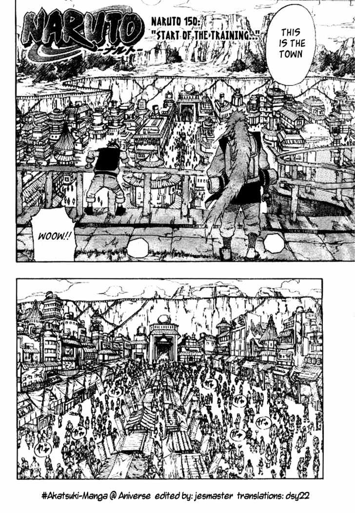 Naruto - Vol.17 Chapter 150 : Start Of The Training....?!