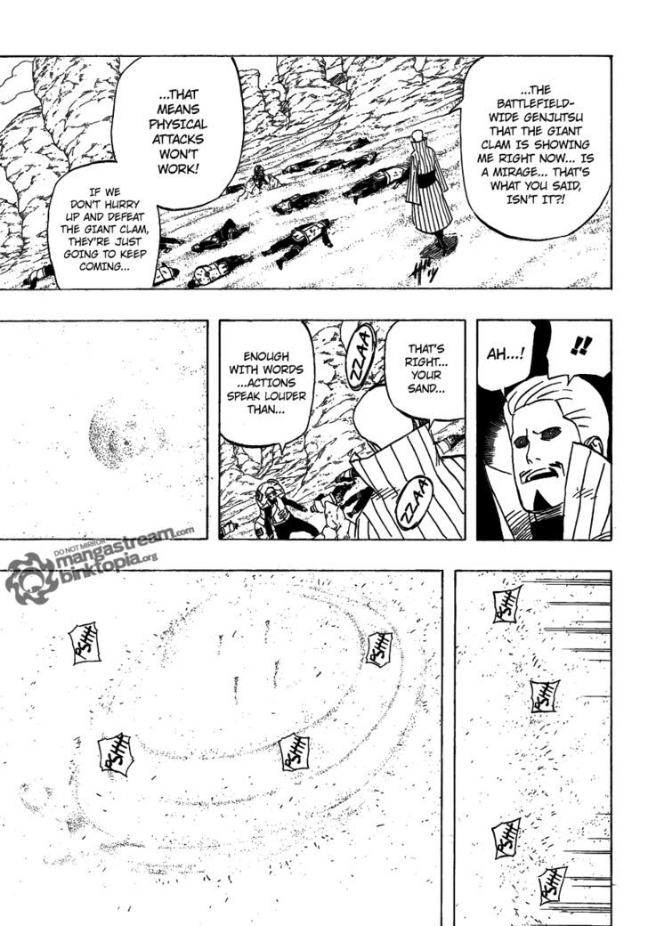 Naruto - Vol.59 Chapter 556 : Gaara Vs Mizukage