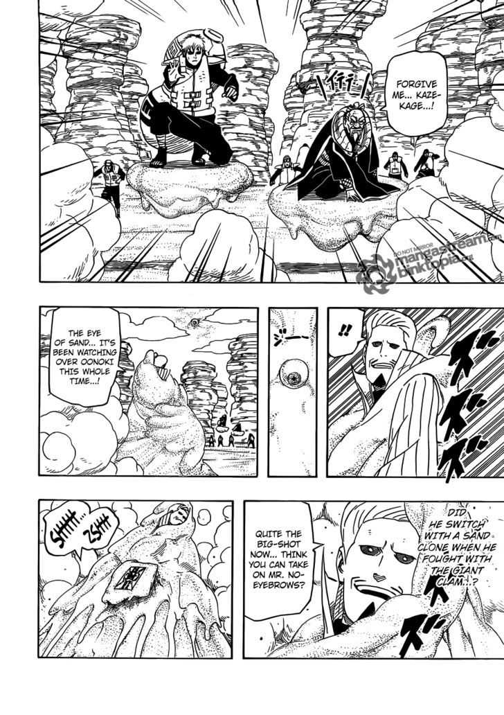 Naruto - Vol.59 Chapter 556 : Gaara Vs Mizukage