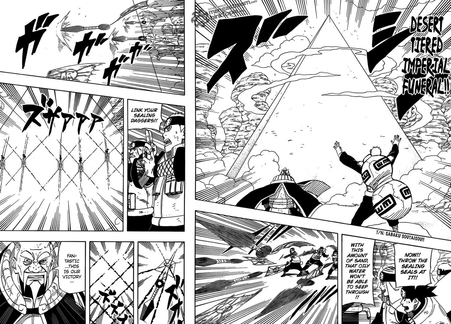 Naruto - Vol.59 Chapter 556 : Gaara Vs Mizukage