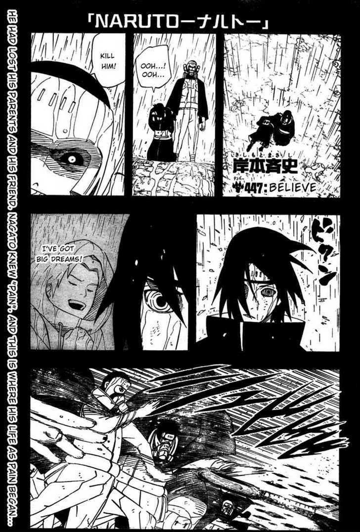 Naruto - Vol.48 Chapter 447 : Believe