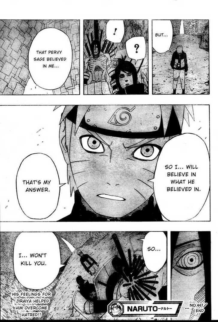 Naruto - Vol.48 Chapter 447 : Believe