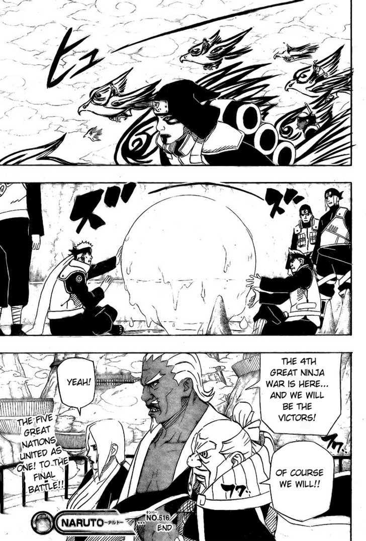 Naruto - Vol.55 Chapter 516 : Gaara's Speech