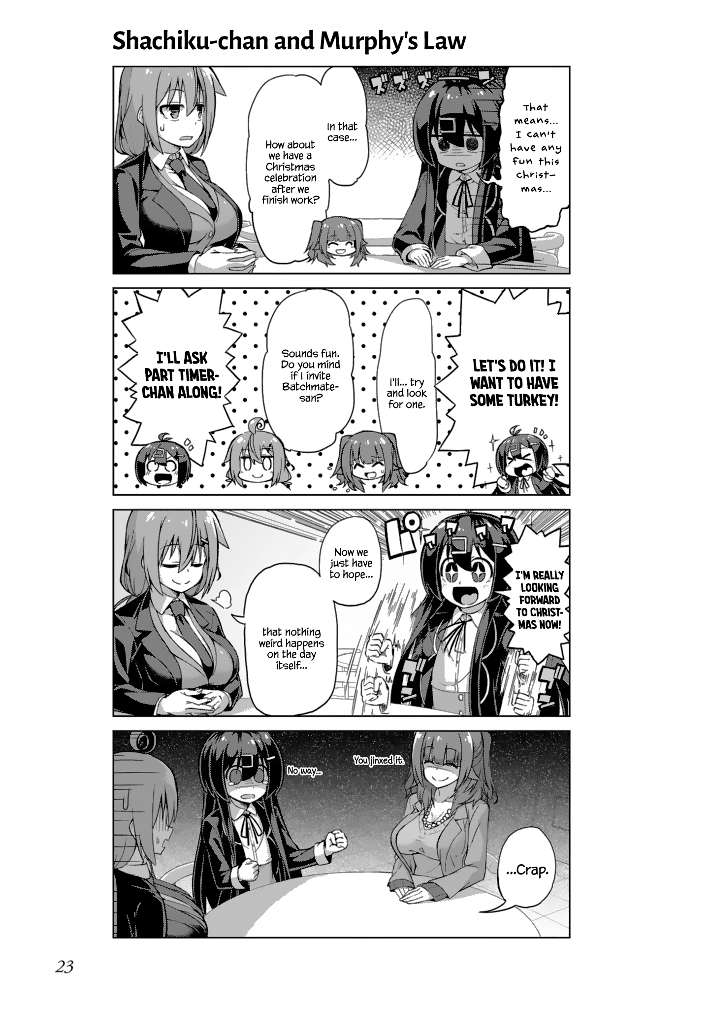 Ikinokore! Shachiku-Chan - Vol.3 Chapter 14: The Story Of Christmas