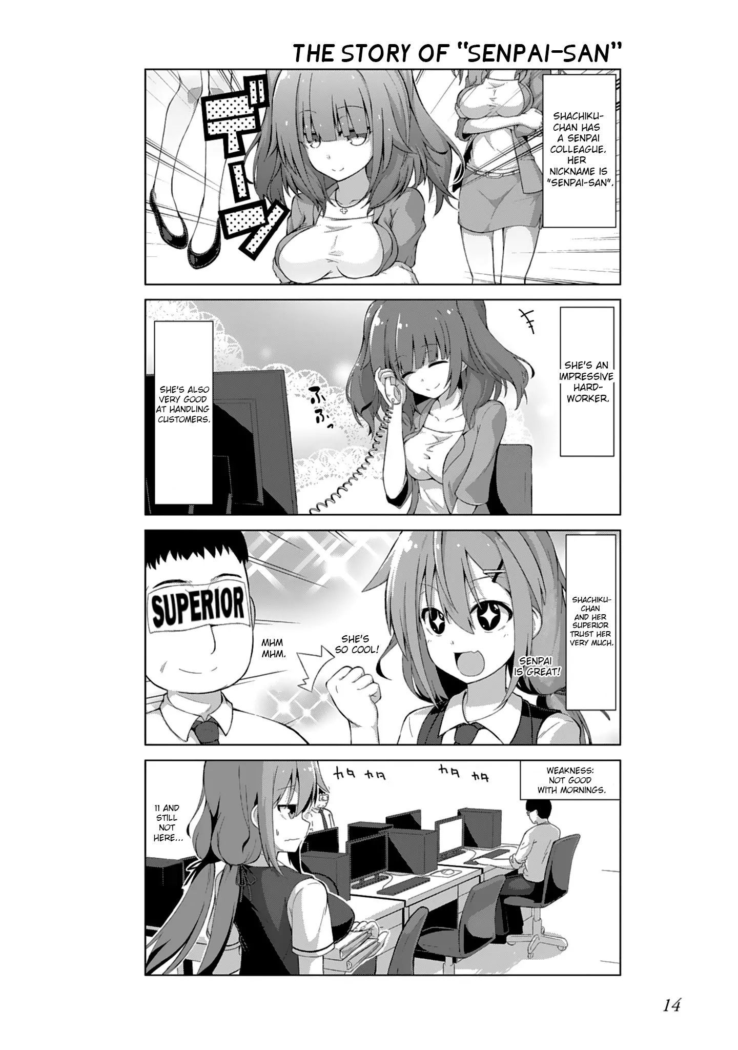 Ikinokore! Shachiku-Chan - Vol.1 Chapter 2: The Story Of Senpai