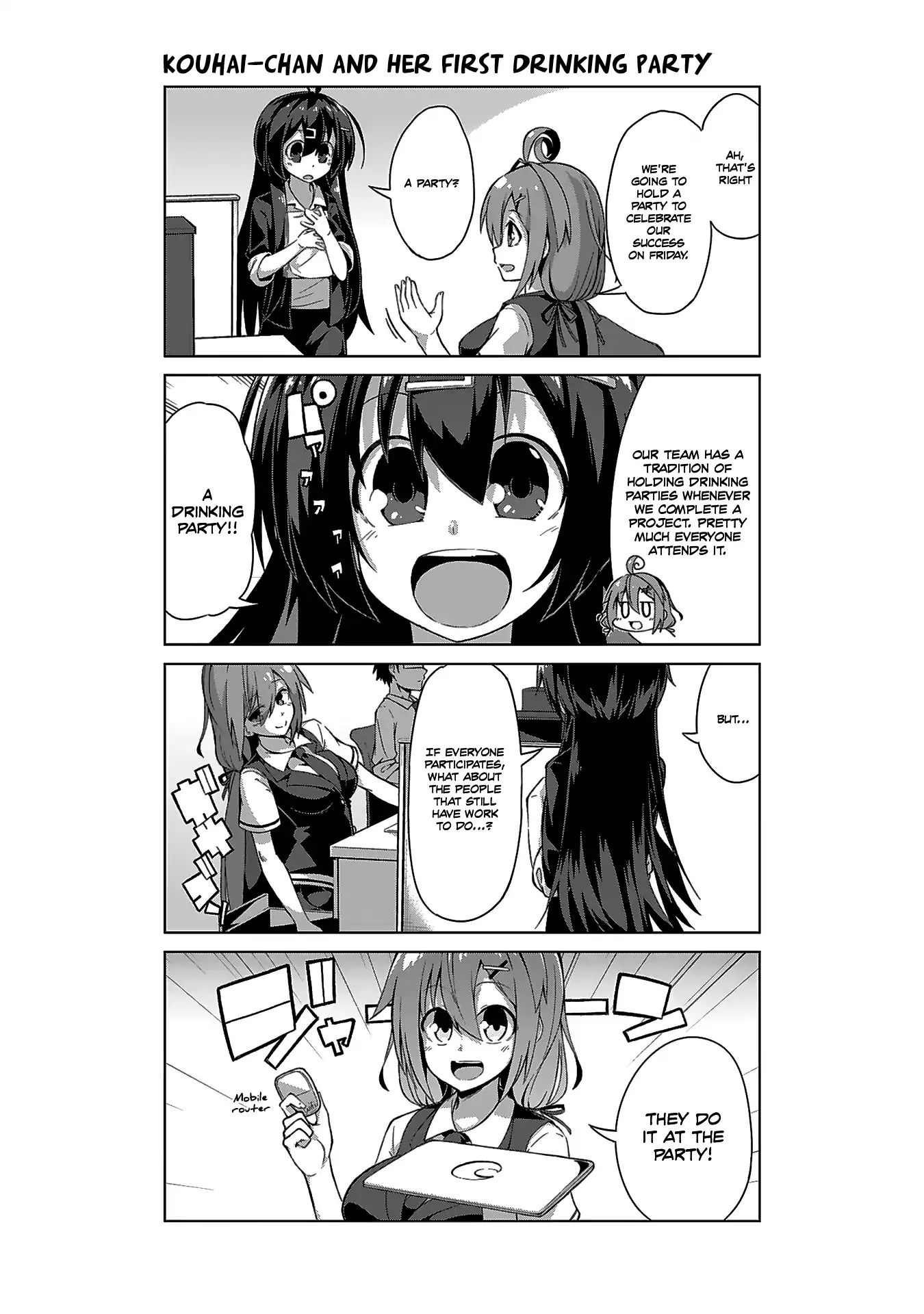 Ikinokore! Shachiku-Chan - Vol.2 Chapter 7: The Story Of A Fun Drinking Party