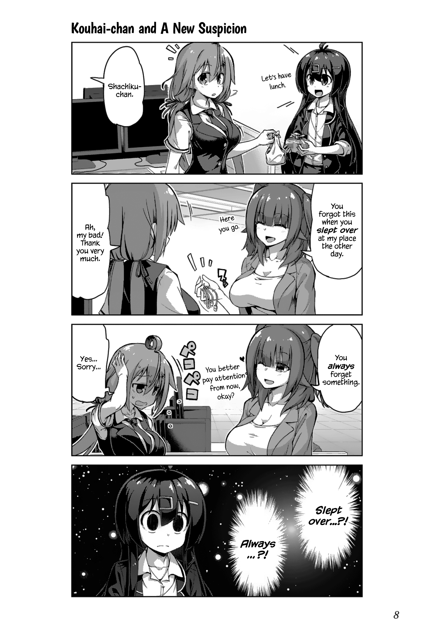 Ikinokore! Shachiku-Chan - Vol.3 Chapter 13: The Story Of An Adult S Sleepover