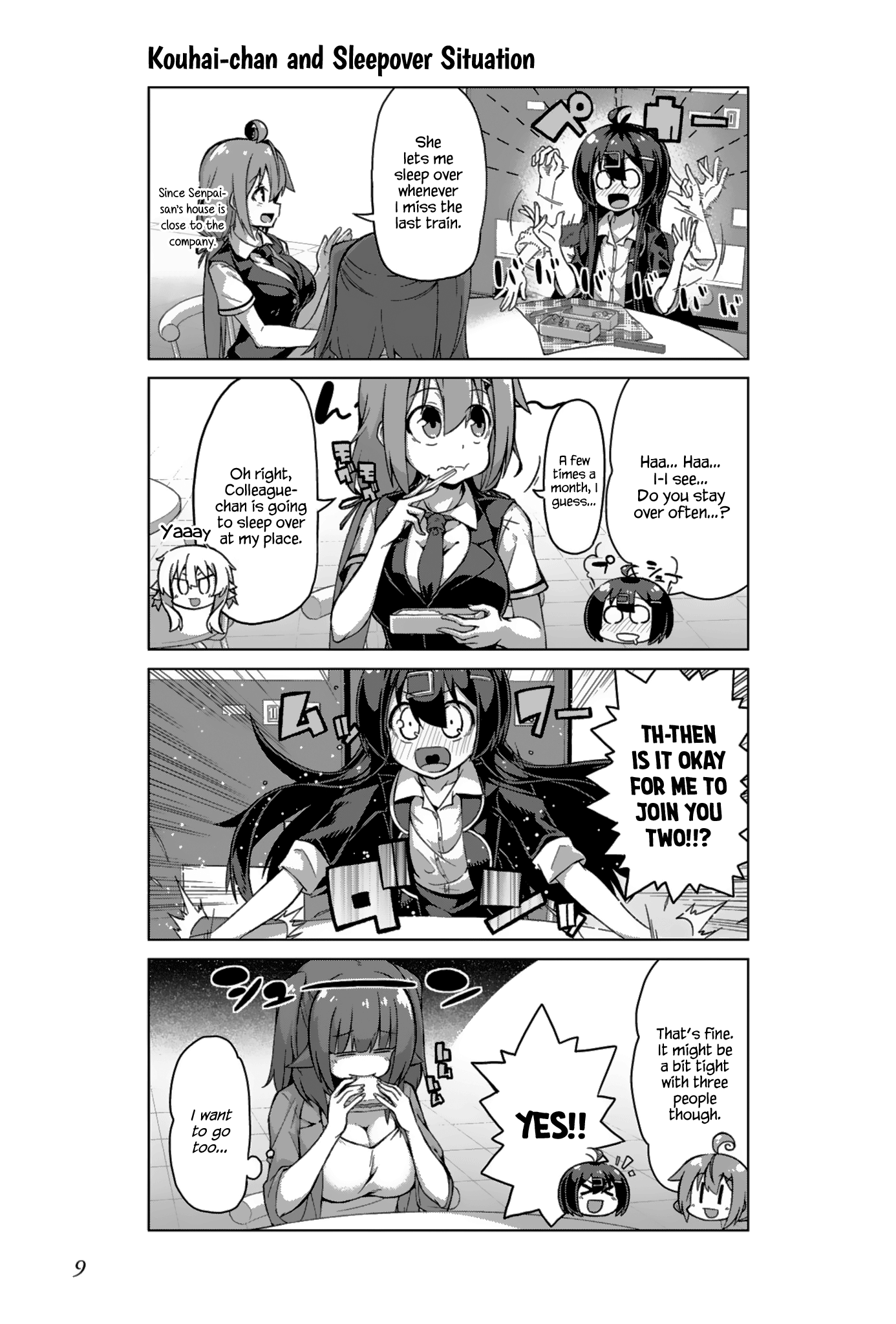 Ikinokore! Shachiku-Chan - Vol.3 Chapter 13: The Story Of An Adult S Sleepover