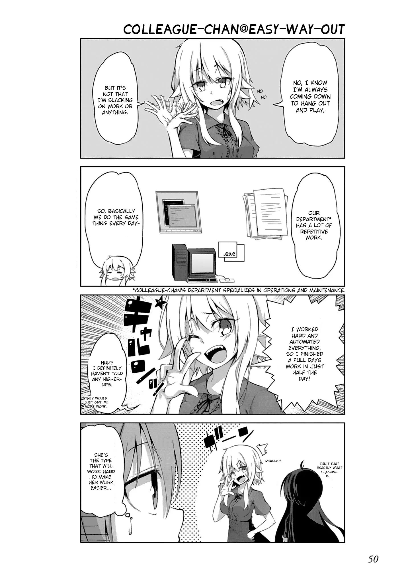 Ikinokore! Shachiku-Chan - Vol.1 Chapter 5: The Story Of The Colleague