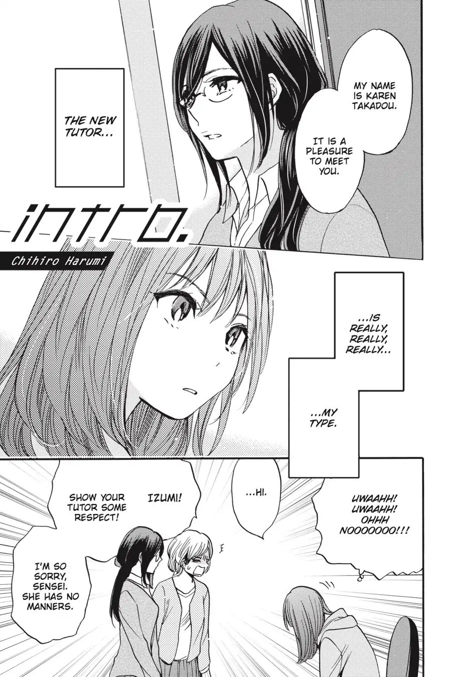 Eclair - Anata Ni Hibiku Yuri Anthology - Vol.1 Chapter 4: Intro (Chihiro Harumi)