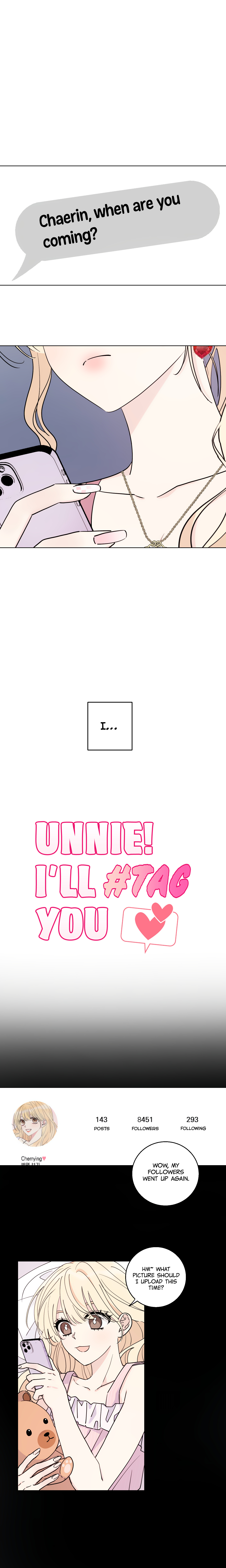 Unnie! I’ll Tag You - Chapter 4