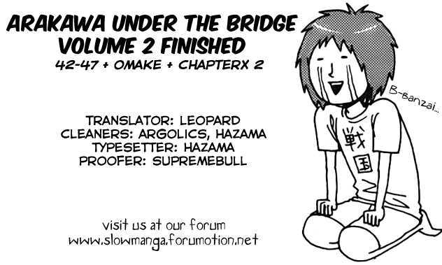 Arakawa Under The Bridge - Vol.2 Chapter 45 : Family