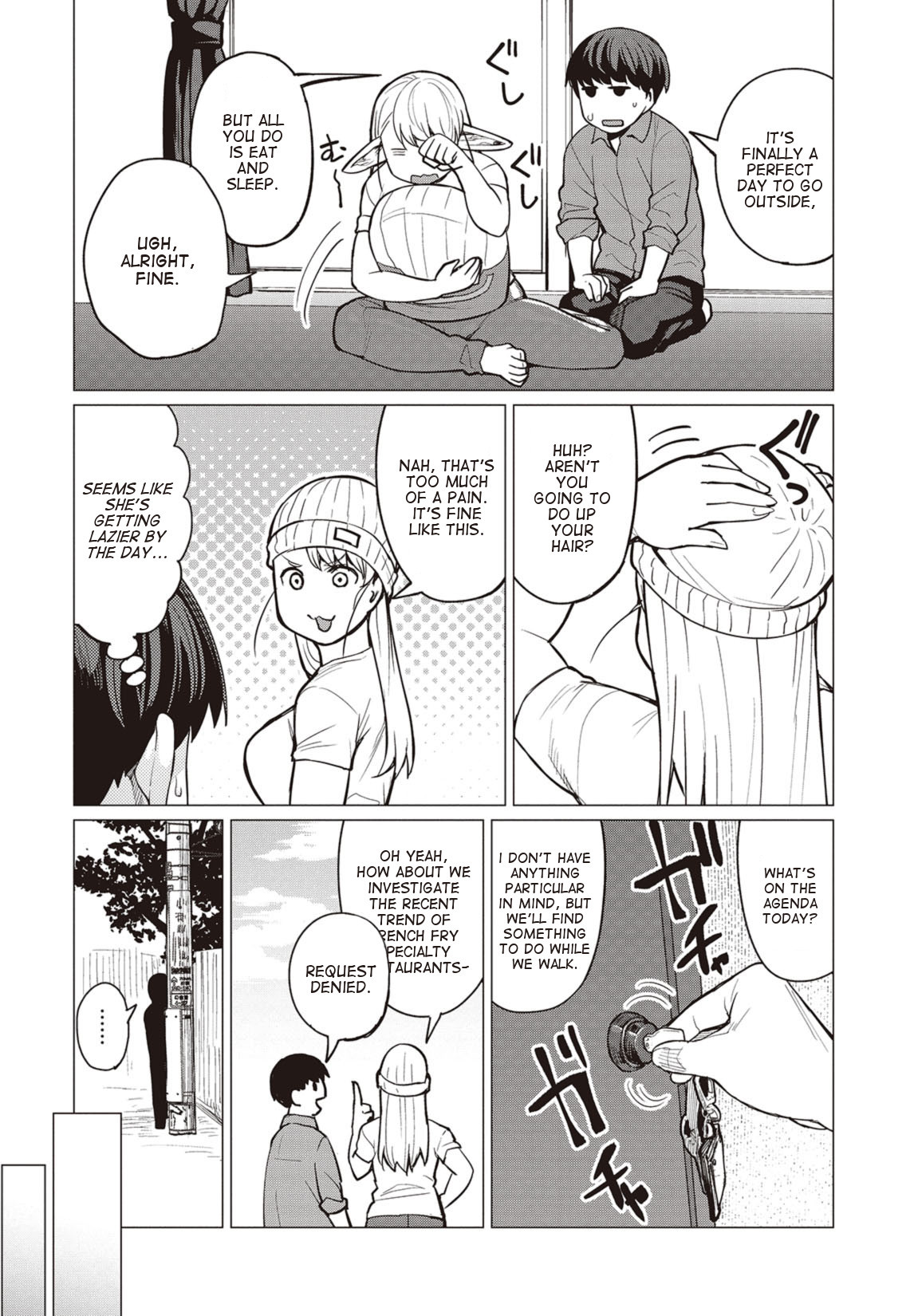 Elf-San Wa Yaserarenai. - Chapter 18: Appointment 18: Gluttonous Dream (Part 1)