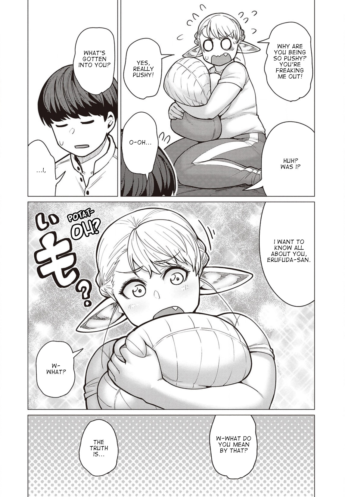 Elf-San Wa Yaserarenai. - Vol.7 Chapter 37: I Want To Lose Weight! A Field Guide To The Visitors From Another World