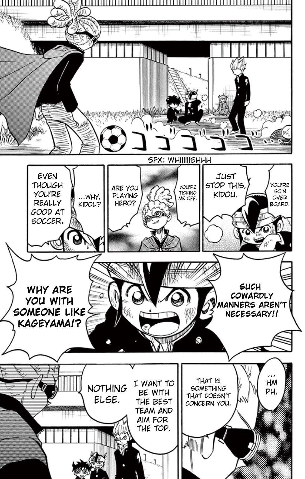 Inazuma Eleven - Chapter 13: Clash! Kidou Vs Gouenji