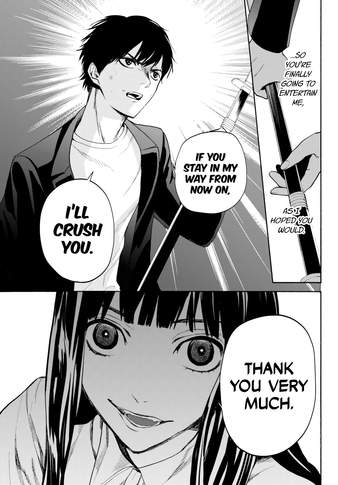 Kon'ya Wa Tsuki Ga Kirei Desu Ga, Toriaezu Shine - Vol.5 Chapter 15: Bloody Battle