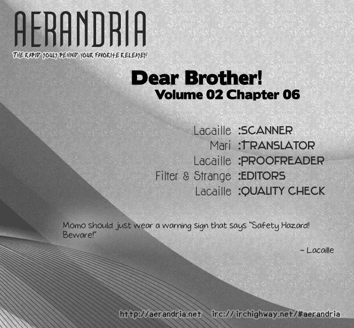 Dear Brother! - Vol.2 Chapter 6 : Slowly