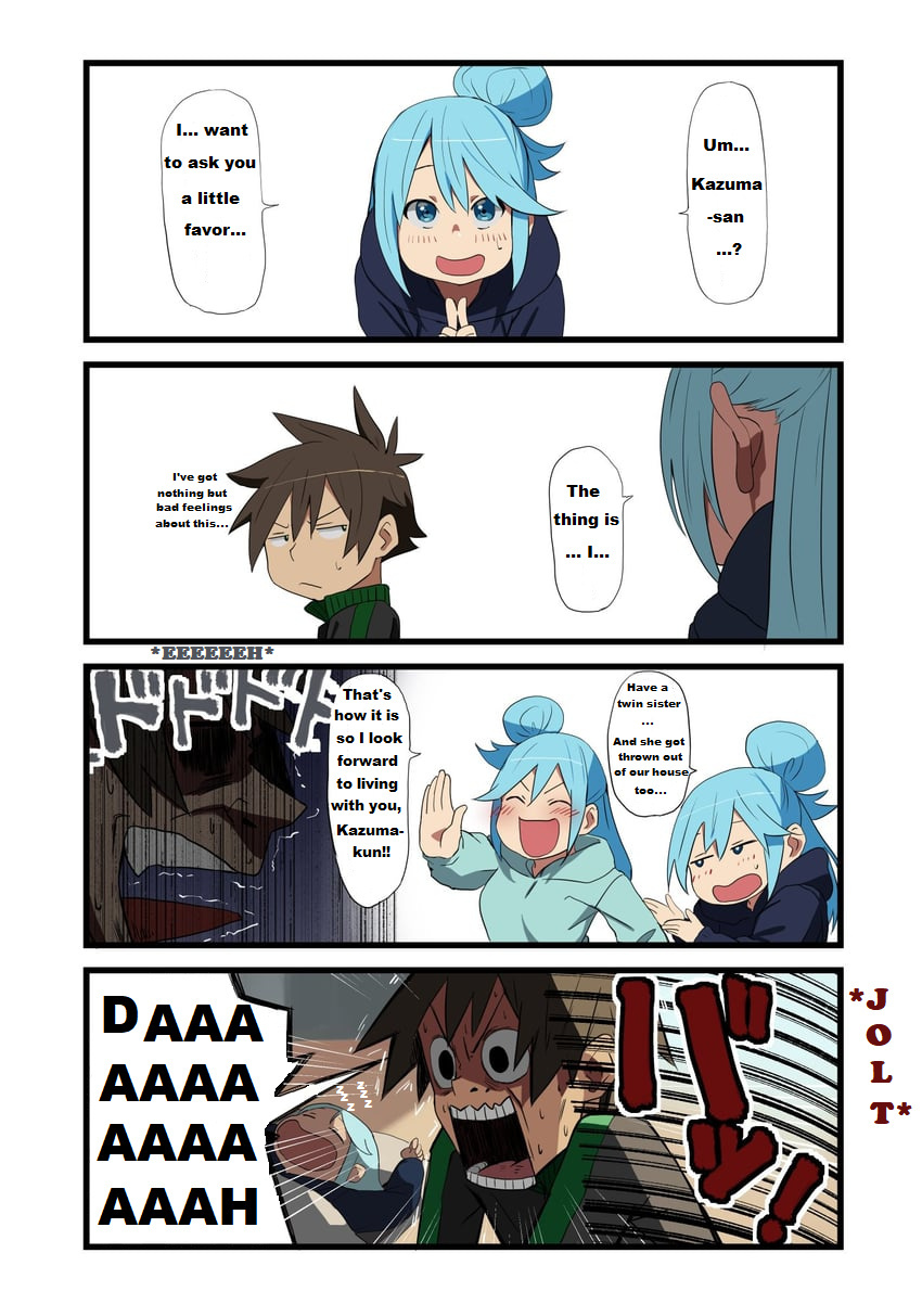 Modern Konosuba (Doujinshi) - Vol.0.1 Chapter 25: Extra Edition - Twinsday