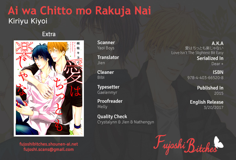 Ai Wa Chitto Mo Rakuja Nai - Vol.1 Chapter 6 : Extra [End]