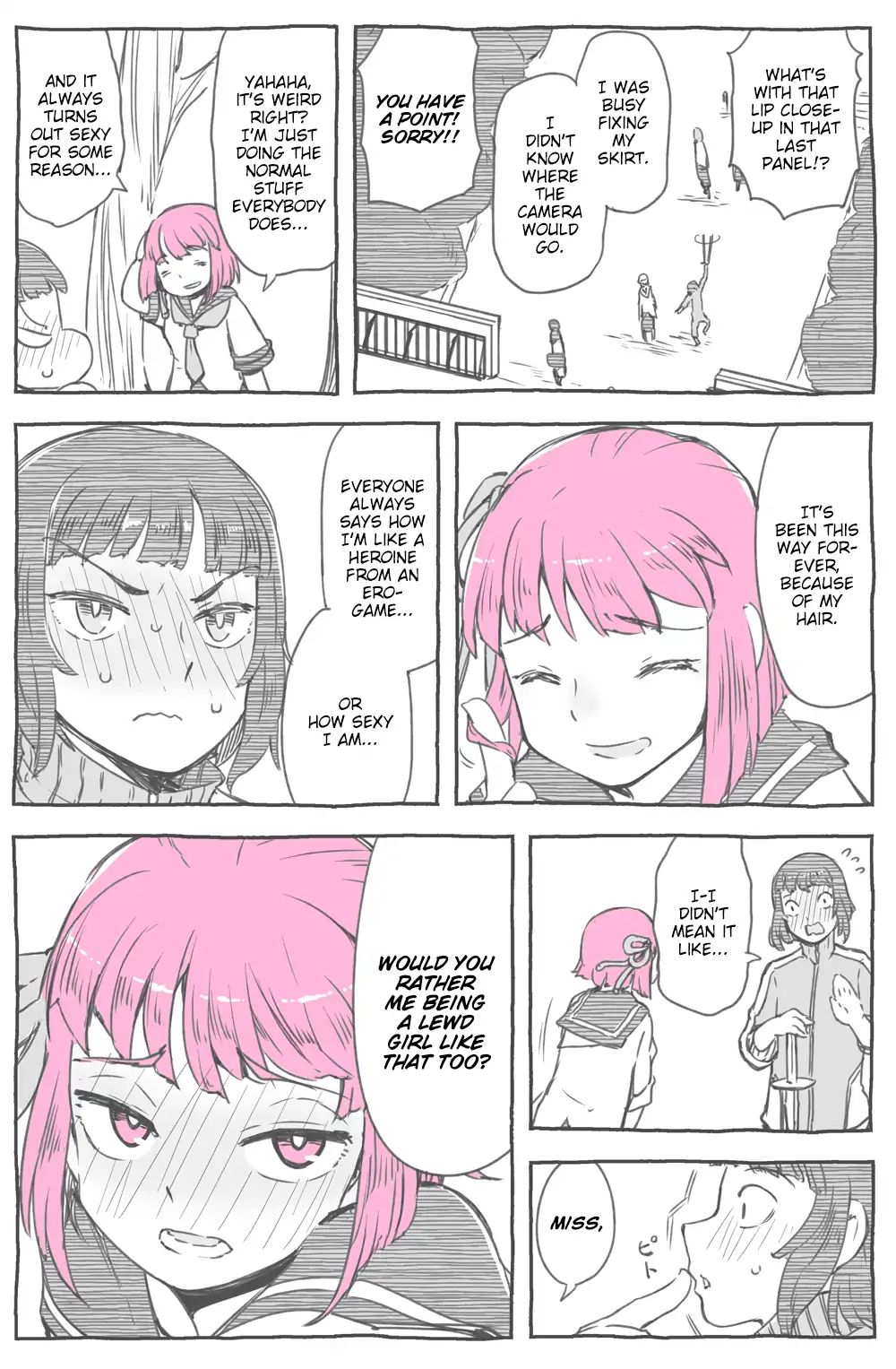 Sexy In Pink - Chapter 2: Pink Hair Promise