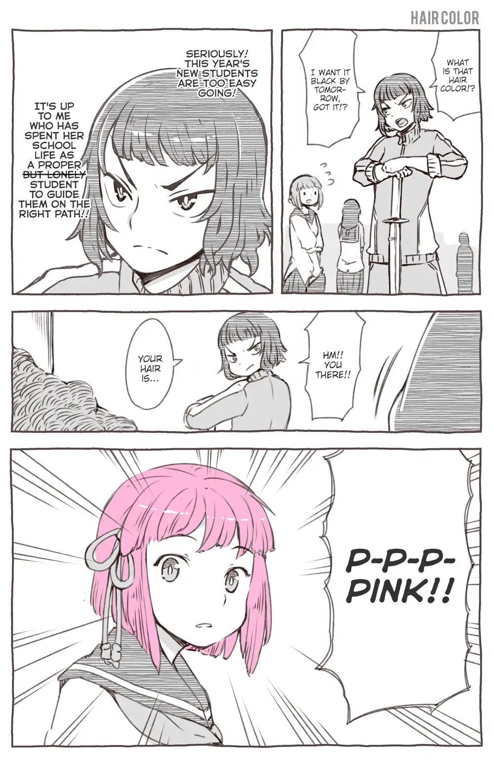 Sexy In Pink - Chapter 1: Hair Color