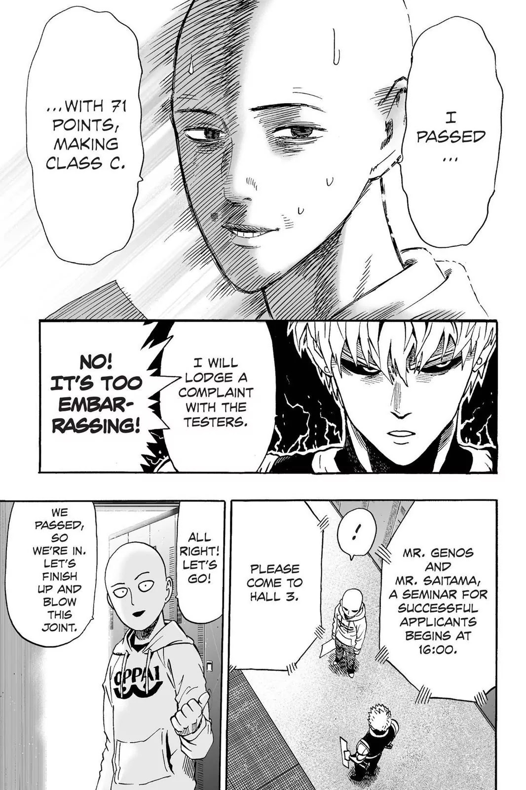 Onepunch-Man - Chapter 16: I Passed