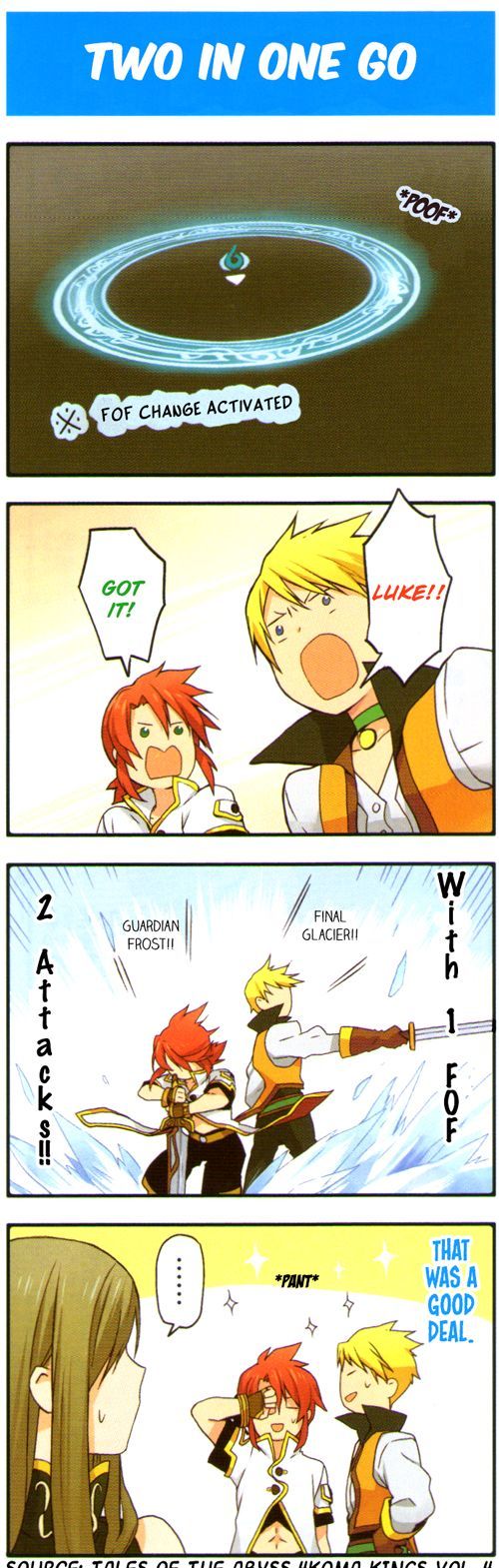 Tales Of The Abyss 4Koma Kings - Chapter 26 : V4 Two In One Go