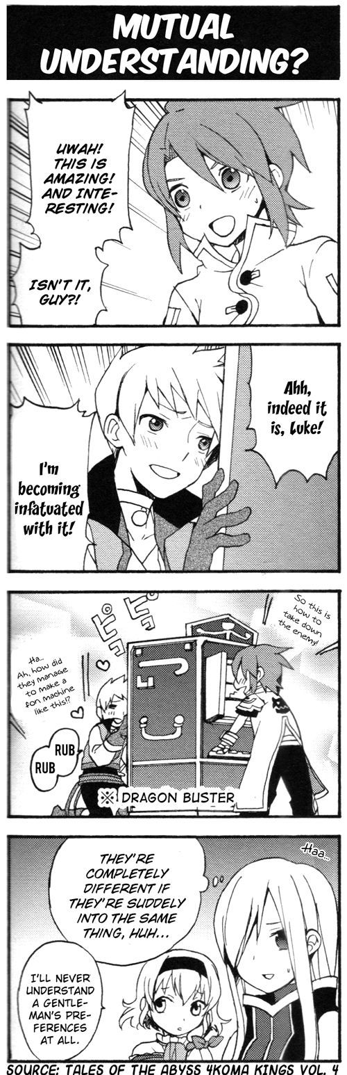 Tales Of The Abyss 4Koma Kings - Chapter 36 : V4 Mutual Understanding?