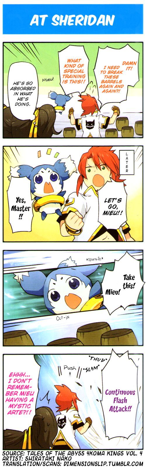 Tales Of The Abyss 4Koma Kings - Chapter 27 : V4 At Sheridan