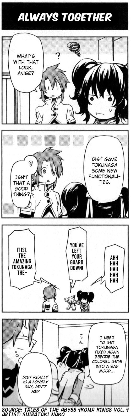 Tales Of The Abyss 4Koma Kings - Chapter 75 : V4 Always Together