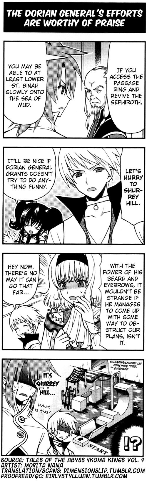 Tales Of The Abyss 4Koma Kings - Chapter 83 : V4 The Dorian General's Efforts Are Worthy Of Praise