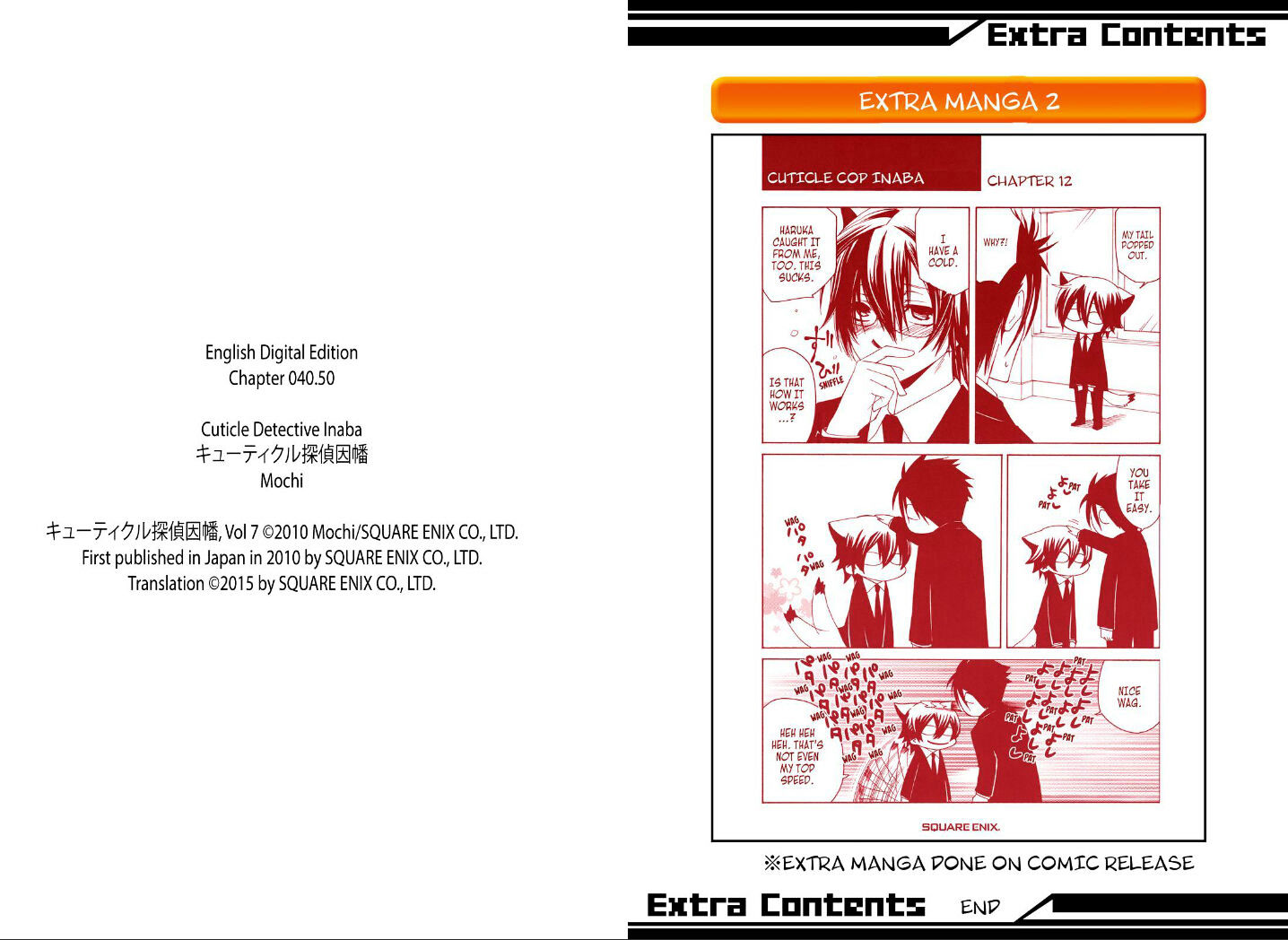 Cuticle Tantei Inaba - Vol.1 Chapter 40.2