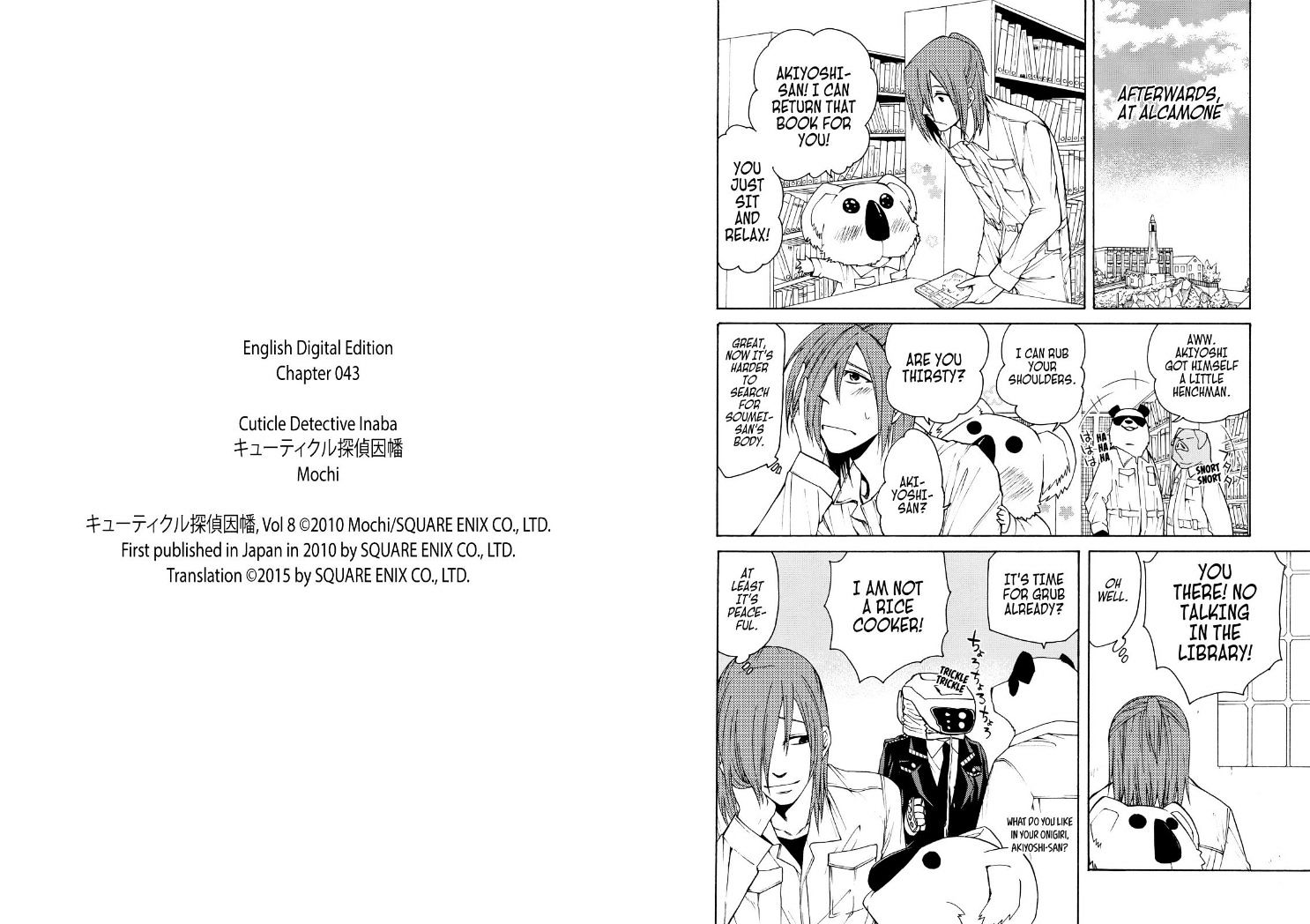 Cuticle Tantei Inaba - Vol.1 Chapter 43