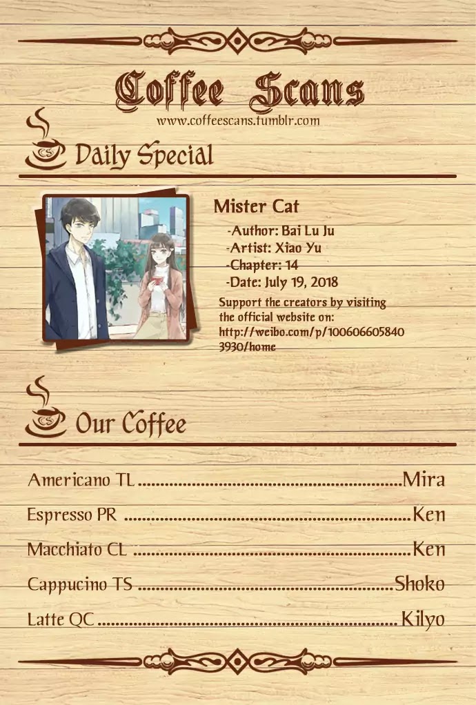 Mister Cat - Chapter 14: Last-Minute Venture