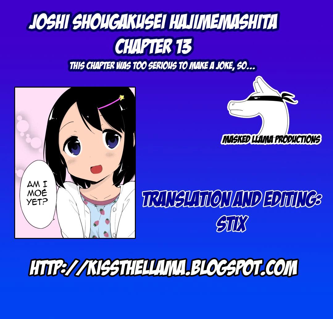 Joshi Shougakusei Hajimemashita - Chapter 13 : What S Wrong With Putting Panties On Your Head?