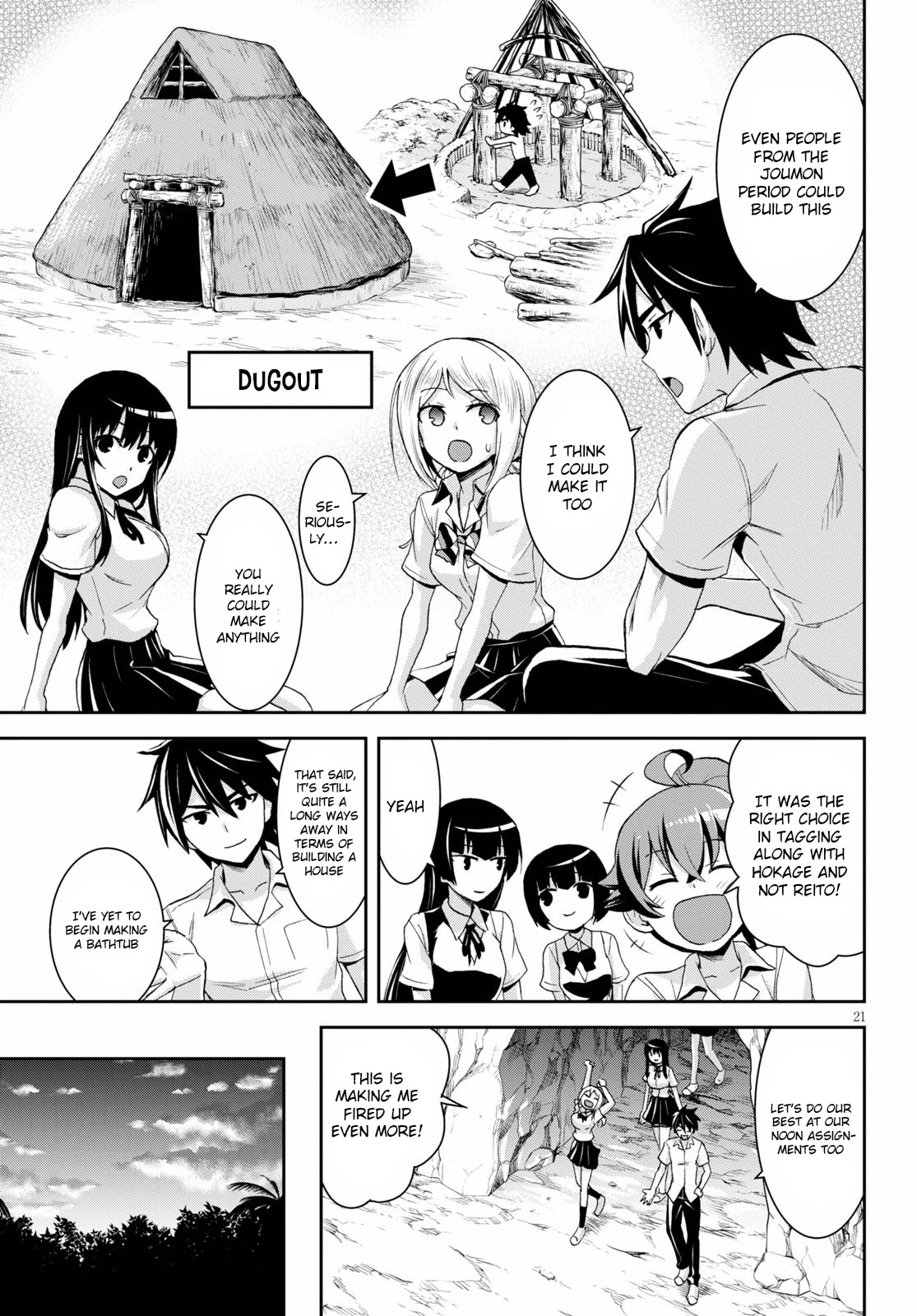 Isekai Yurutto Survival Seikatsu: Gakkou No Minna To Isekai No Mujintou Ni Tenishitakedo Ore Dake Rakushou Desu - Chapter 7