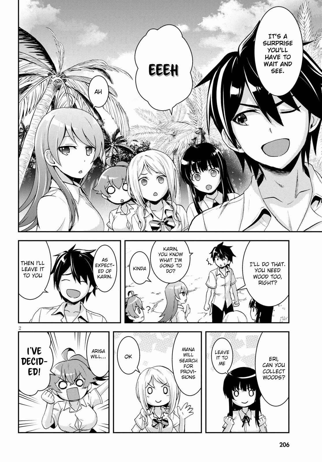 Isekai Yurutto Survival Seikatsu: Gakkou No Minna To Isekai No Mujintou Ni Tenishitakedo Ore Dake Rakushou Desu - Chapter 4