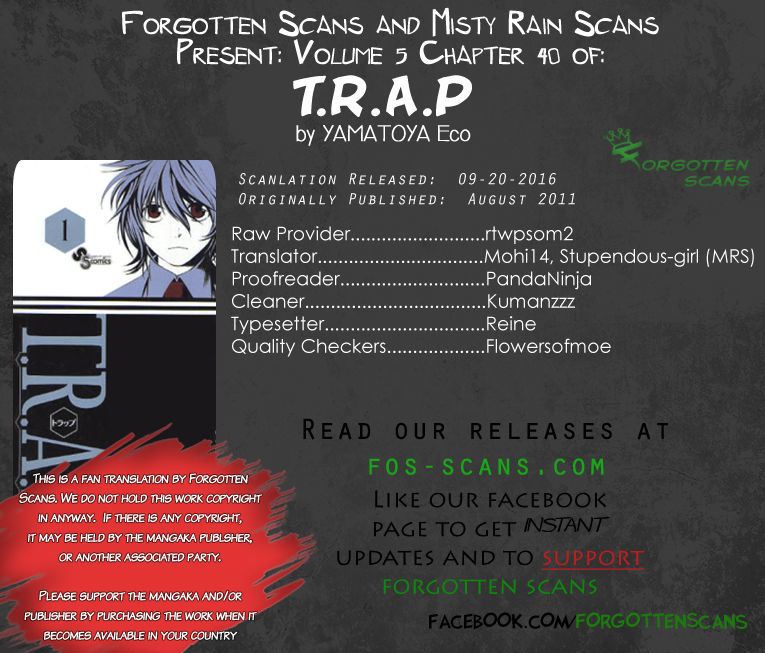 T.r.a.p. - Vol.5 Chapter 40 : Selflessness