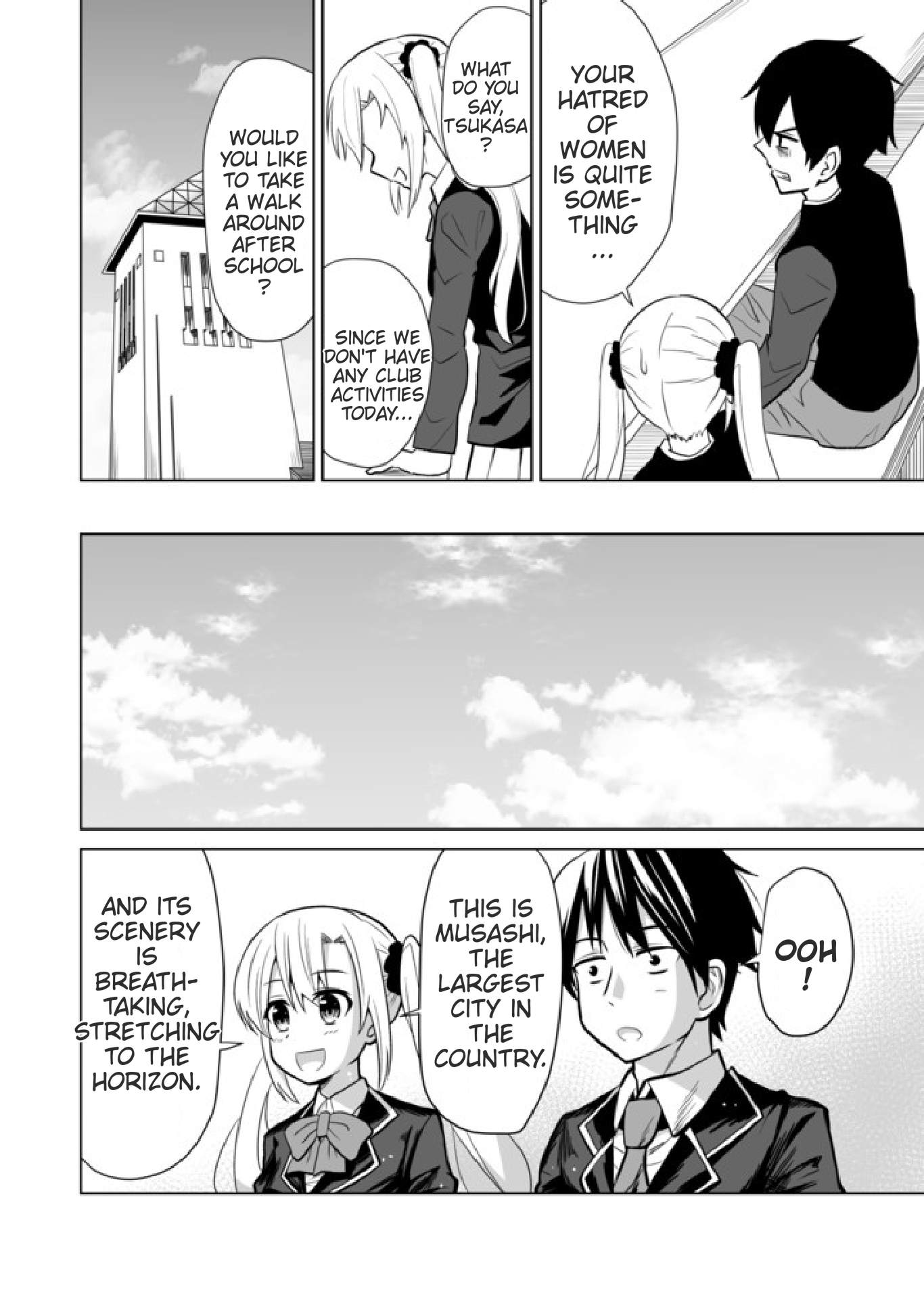 Chou Onna Kirai Na Ore Ga Isekai No Joshi-Ko Ni Ryugaku Suru Koto Ni Natta - Serialization - Chapter 12