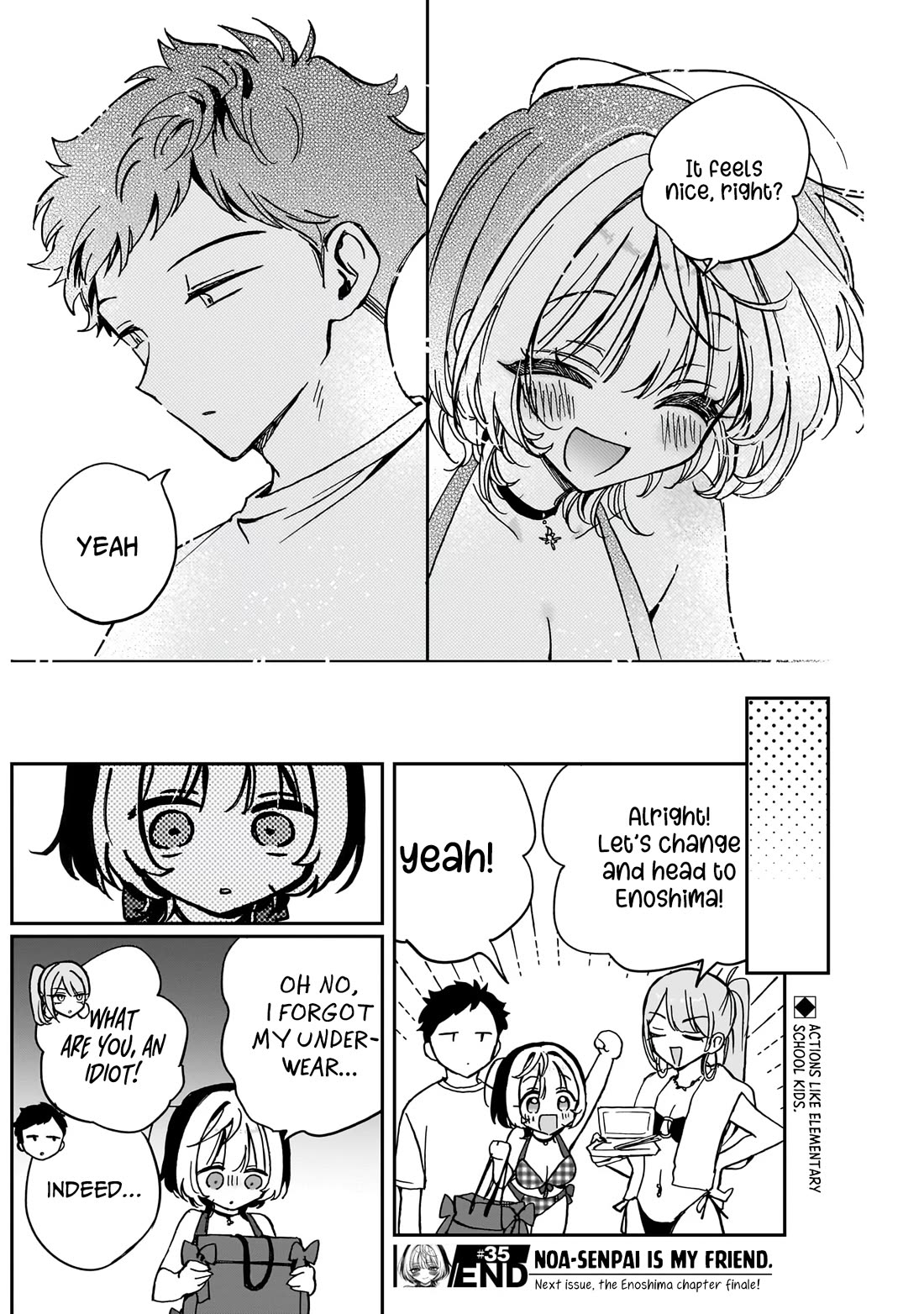 Noa-Senpai Wa Tomodachi. - Chapter 35: Noa-Senpai And Getting Hit On