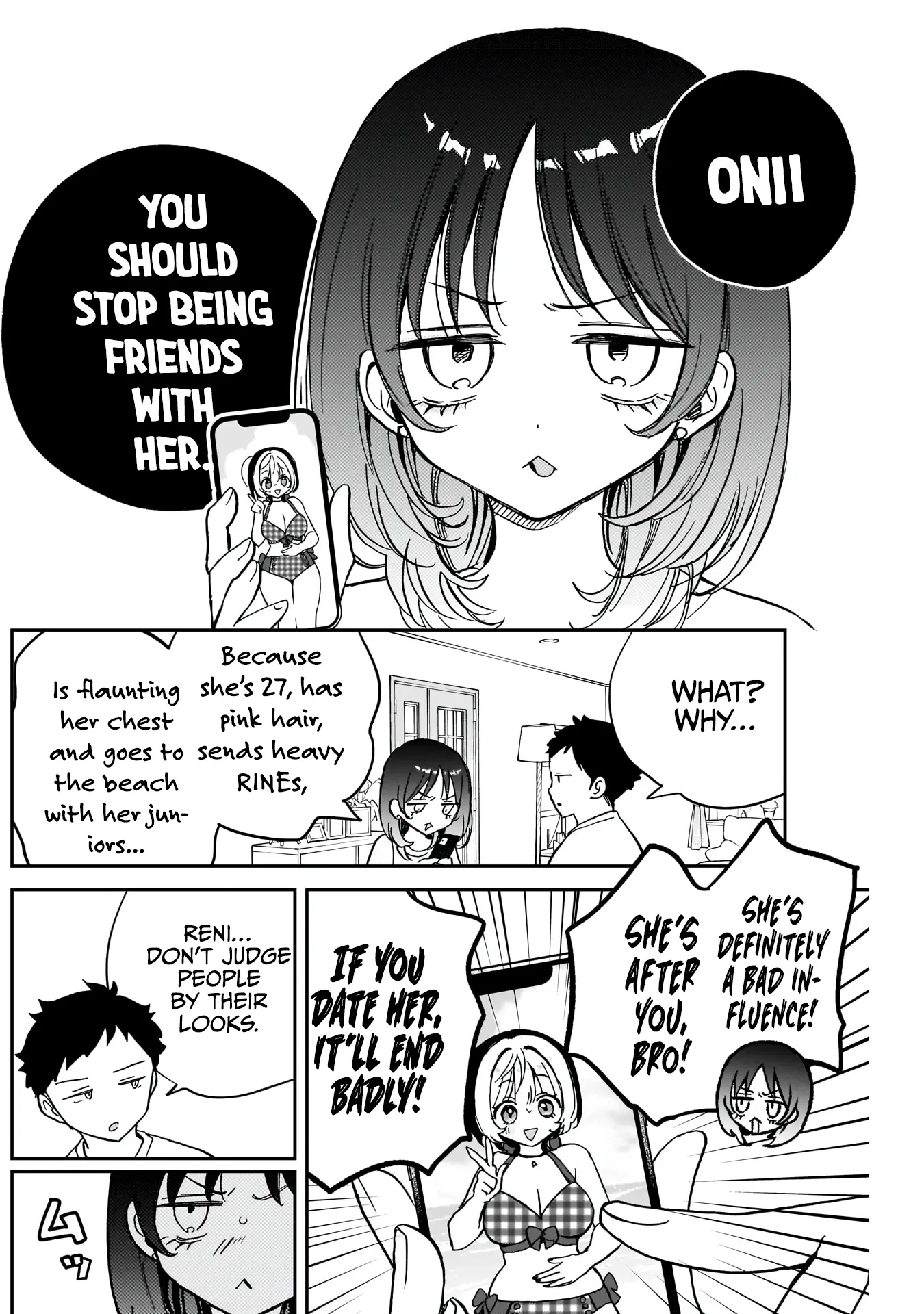 Noa-Senpai Wa Tomodachi. - Vol.4 Chapter 37: Rihito And His Little Sister