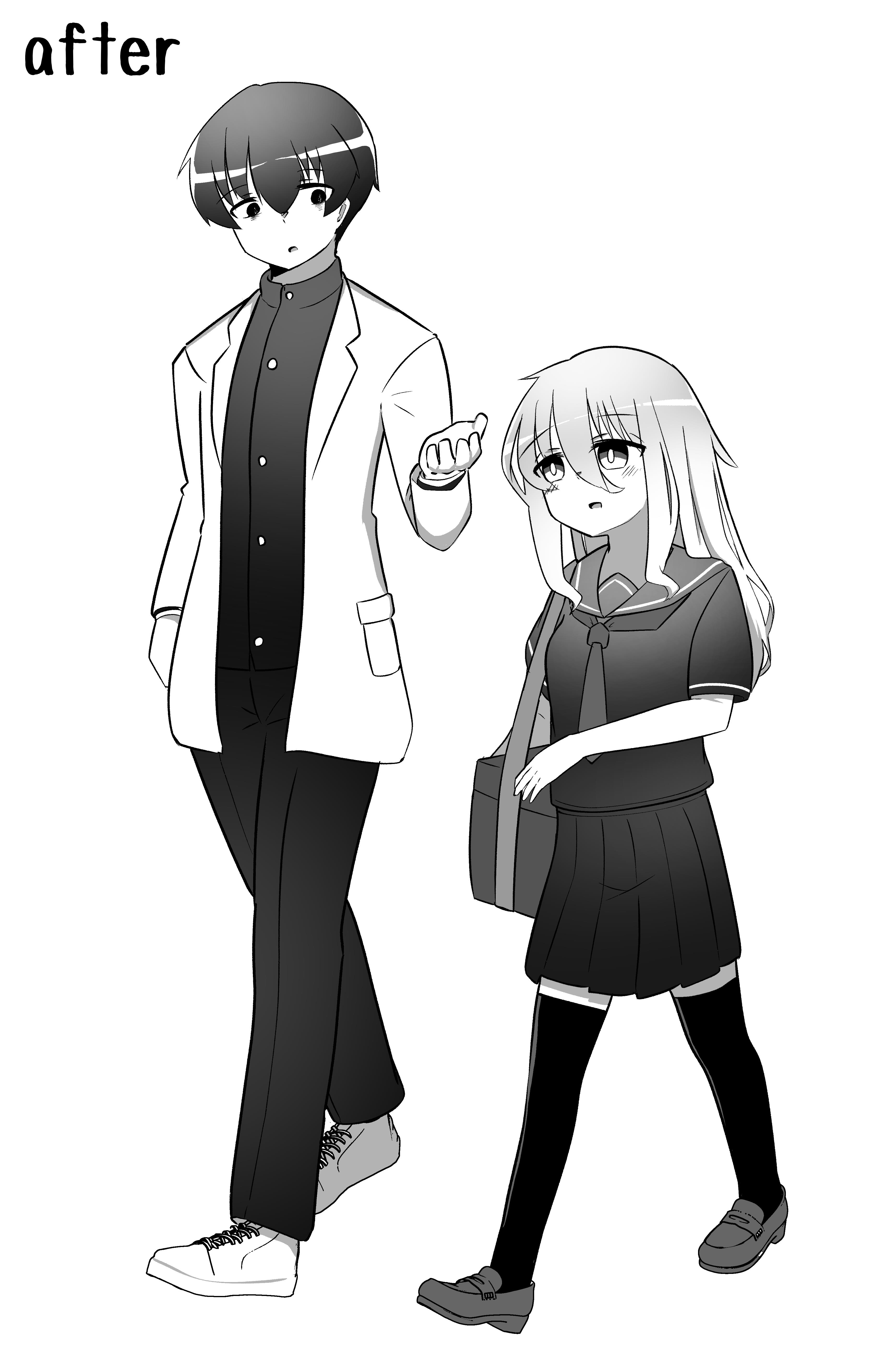 Swapped Senpai And Kouhai - Chapter 1: Body Swapped Senpai And Kouhai Going To School