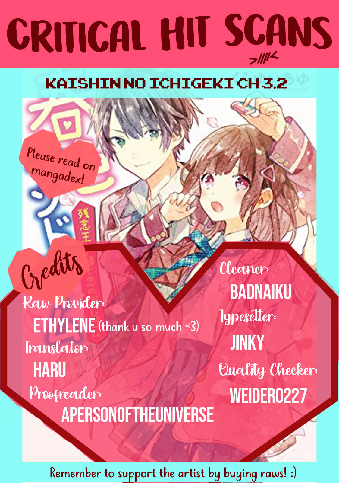 Kaishin No Ichigeki! - Chapter 3.2: Lv 3-2